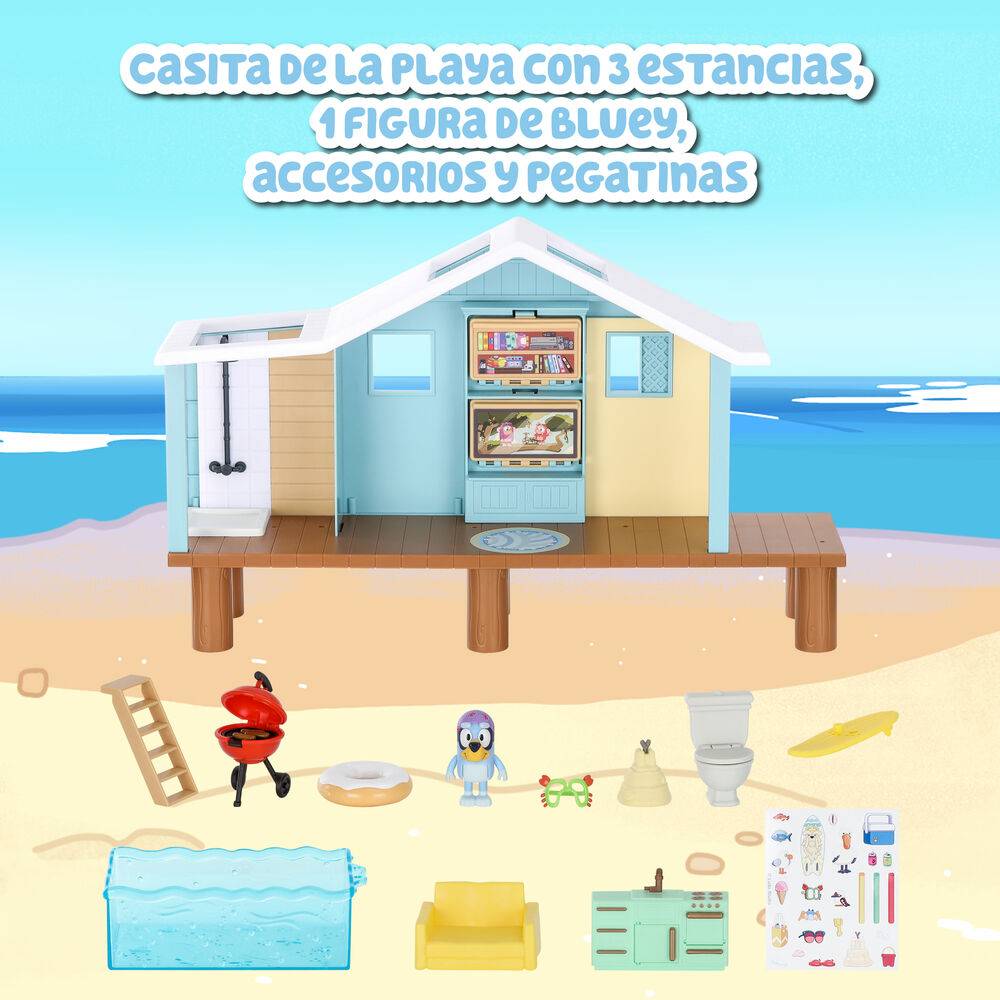 Imagen de Cabaña En La Playa + Figura Bluey parte de nuestra colección en Espadas y más, sitio oficial.