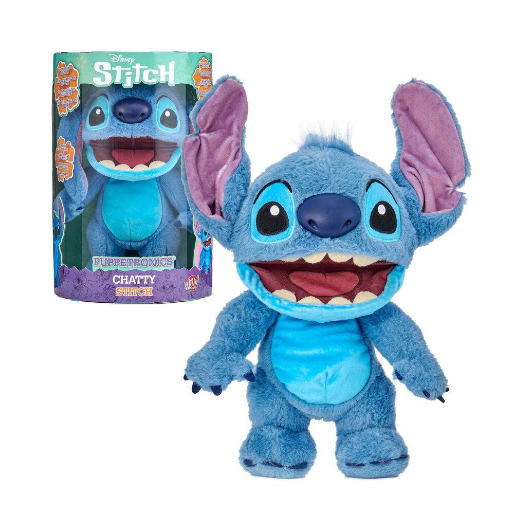 Imagen de Peluche Electronico Stitch Disney parte de nuestra colección en Espadas y más, sitio oficial.