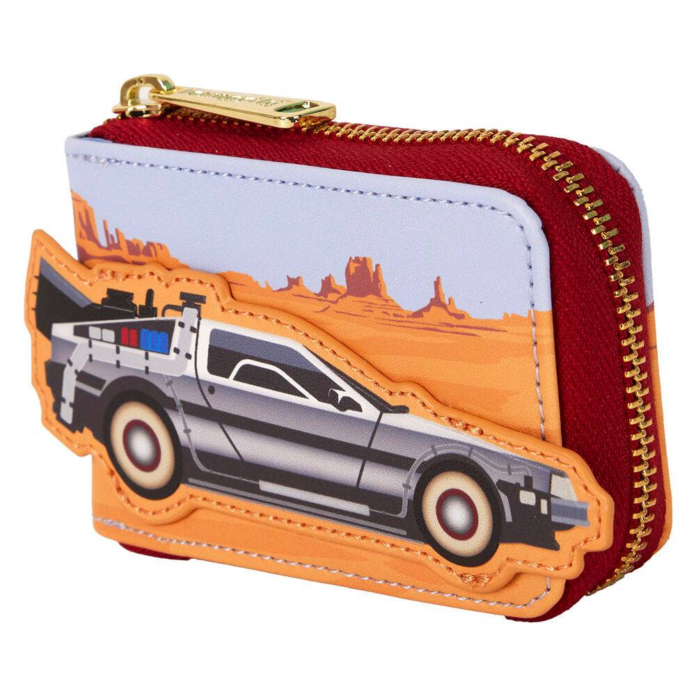 Imagen de Tarjetero 40Th Anniversary Delorean Accordion Regreso Al Futuro Loungefly parte de nuestra colección en Espadas y más, sitio oficial.