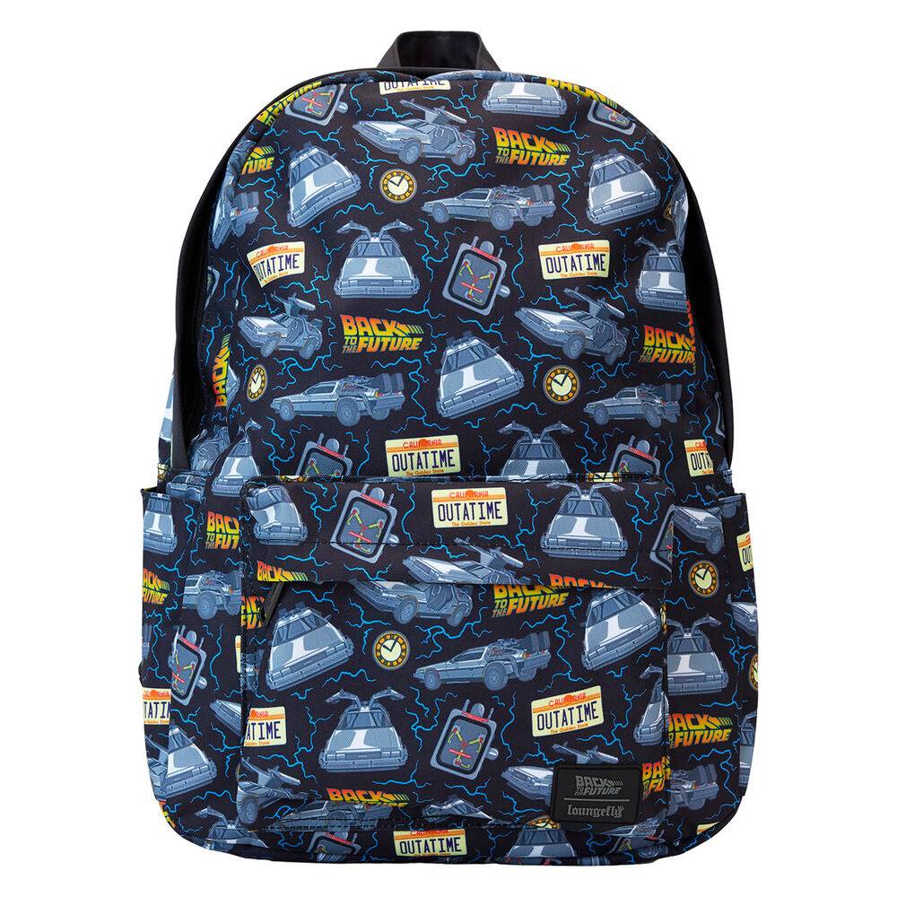 Imagen de Mochila Nylon 40Th Anniversary Regreso Al Futuro Loungefly 44Cm parte de nuestra colección en Espadas y más, sitio oficial.