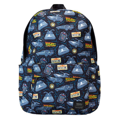 Imagen de Mochila Nylon 40Th Anniversary Regreso Al Futuro Loungefly 44Cm parte de nuestra colección en Espadas y más, sitio oficial.