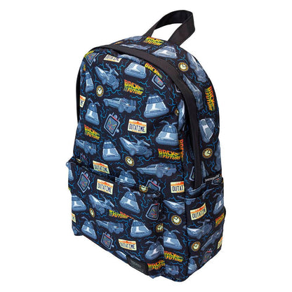 Imagen de Mochila Nylon 40Th Anniversary Regreso Al Futuro Loungefly 44Cm parte de nuestra colección en Espadas y más, sitio oficial.