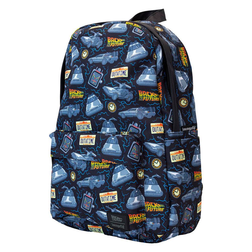 Imagen de Mochila Nylon 40Th Anniversary Regreso Al Futuro Loungefly 44Cm parte de nuestra colección en Espadas y más, sitio oficial.