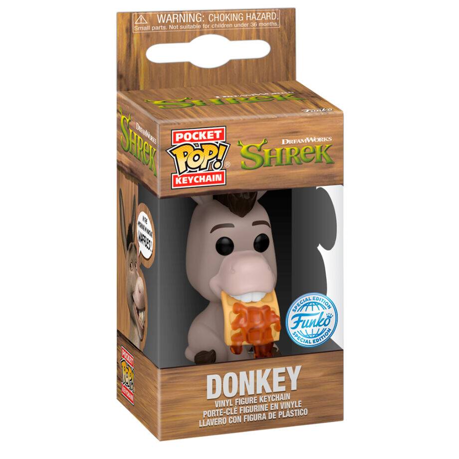 Imagen de Llavero Pocket Pop Shrek Donkey parte de nuestra colección en Espadas y más, sitio oficial.