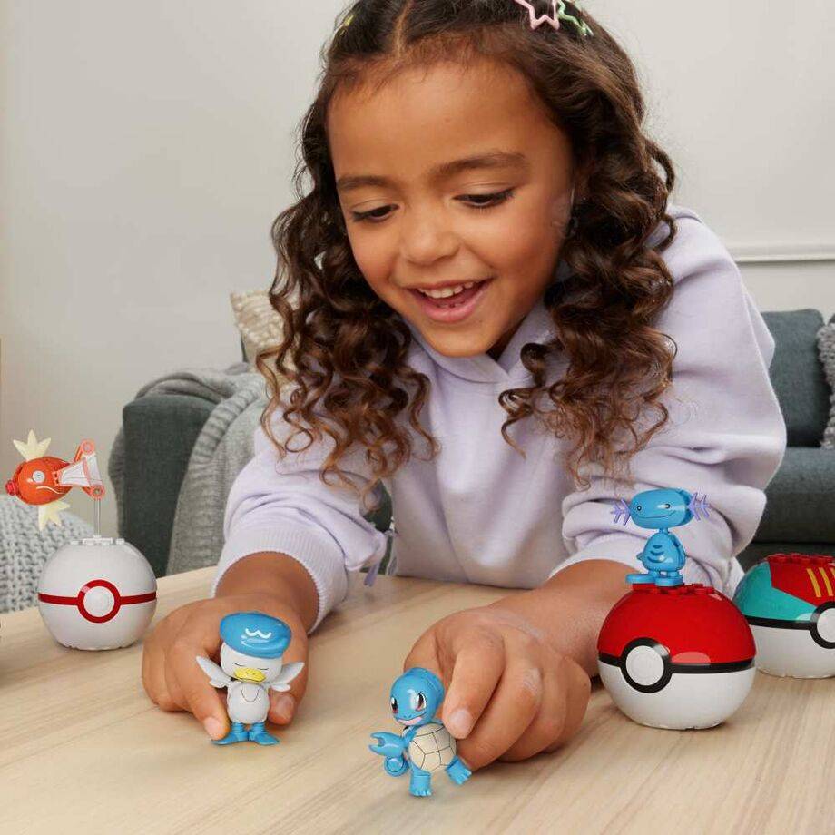 Imagen de Mega Construx Equipo De Entrenador De Agua Pokemon parte de nuestra colección en Espadas y más, sitio oficial.