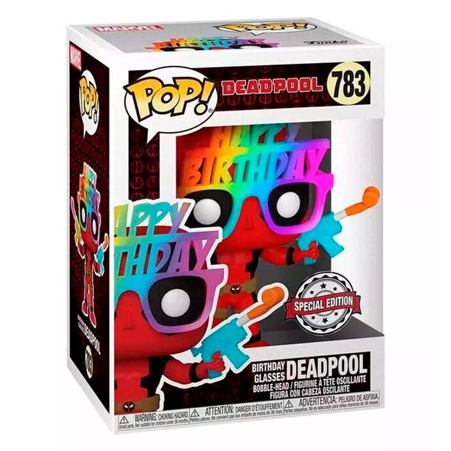 Imagen de Figura Pop Marvel Deadpool 30Th Birthday Hat Deadpool Exclusive parte de nuestra colección en Espadas y más, sitio oficial.