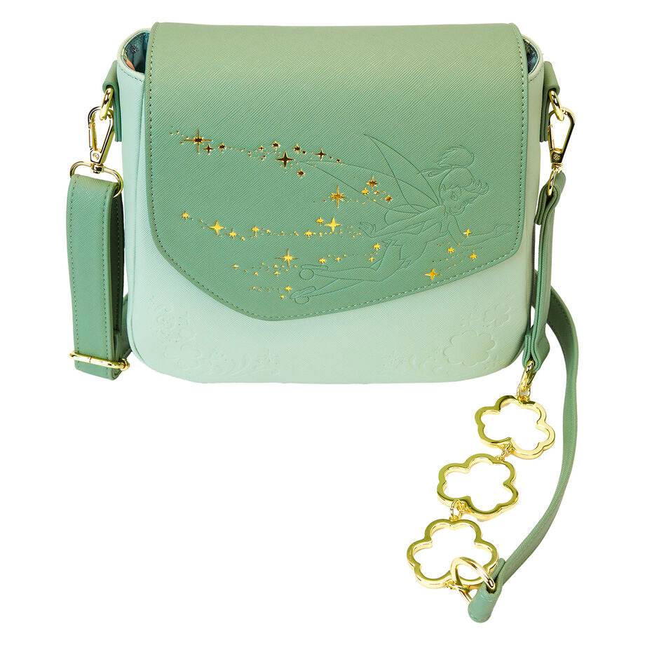 Imagen de Bolso Bandolera Campanilla Disney Loungefly parte de nuestra colección en Espadas y más, sitio oficial.