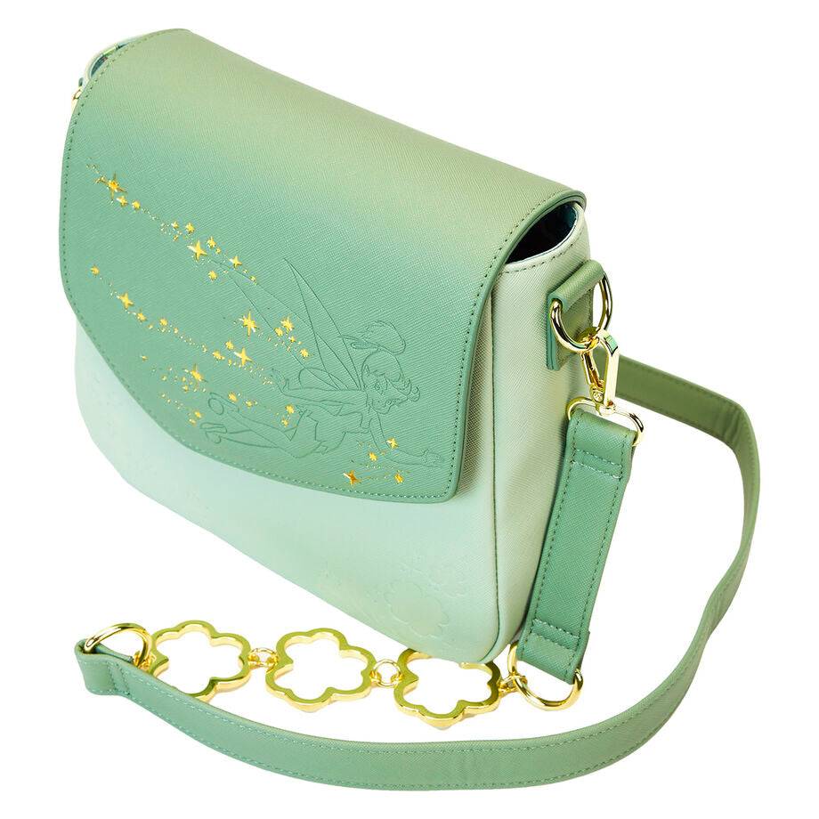 Imagen de Bolso Bandolera Campanilla Disney Loungefly parte de nuestra colección en Espadas y más, sitio oficial.
