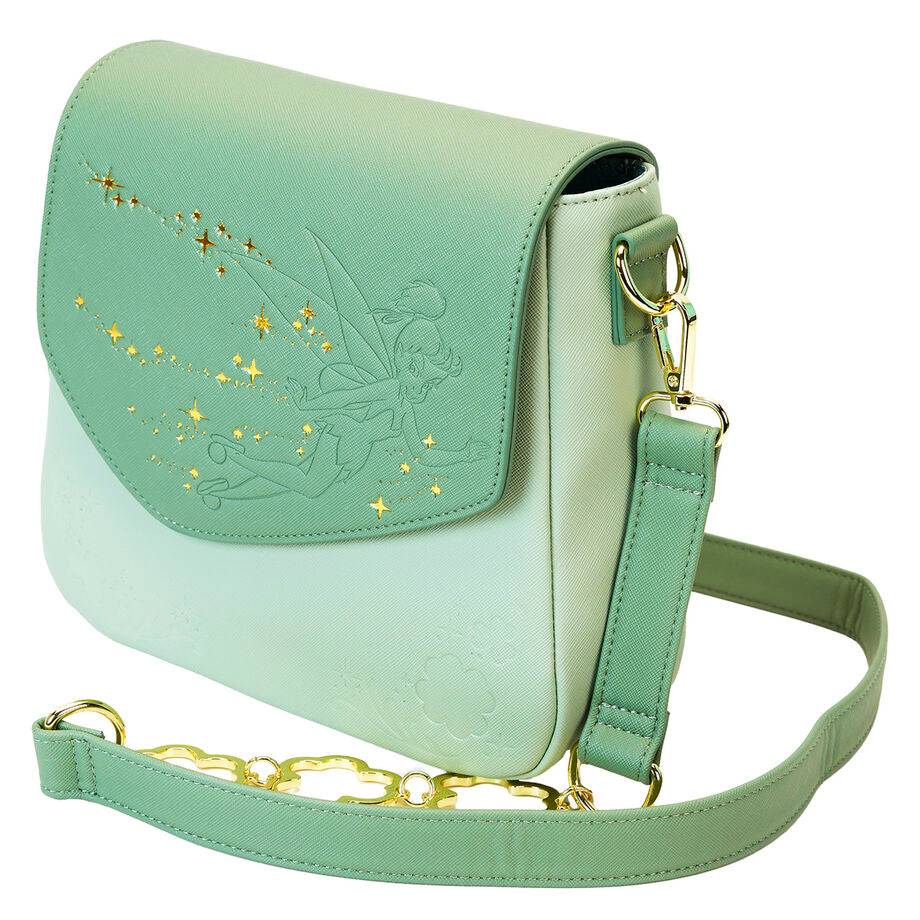 Imagen de Bolso Bandolera Campanilla Disney Loungefly parte de nuestra colección en Espadas y más, sitio oficial.