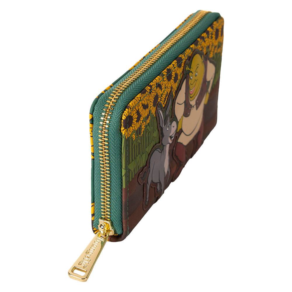 Imagen de Cartera Vibraciones Primaverales Shrek Loungefly parte de nuestra colección en Espadas y más, sitio oficial.