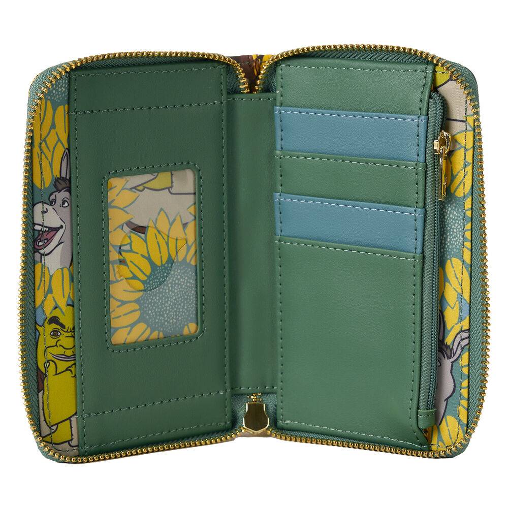 Imagen de Cartera Vibraciones Primaverales Shrek Loungefly parte de nuestra colección en Espadas y más, sitio oficial.