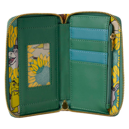 Imagen de Cartera Vibraciones Primaverales Shrek Loungefly parte de nuestra colección en Espadas y más, sitio oficial.