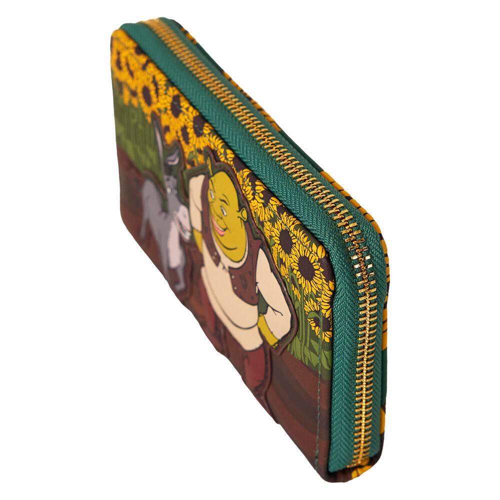 Imagen de Cartera Vibraciones Primaverales Shrek Loungefly parte de nuestra colección en Espadas y más, sitio oficial.