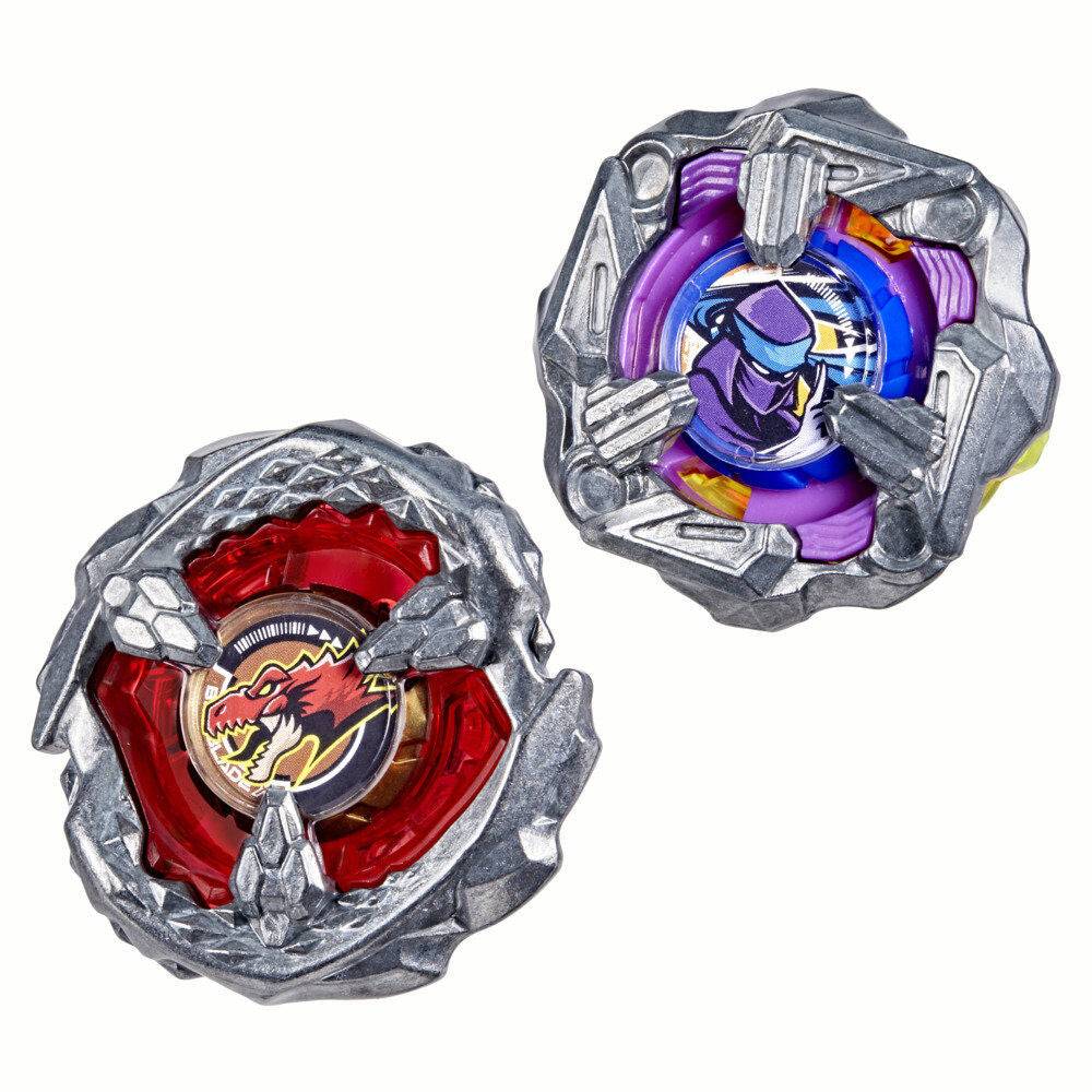 Imagen de Juego Beat Tyranno 4-70Q Knife Shinobi 4-80Hn Beyblade X parte de nuestra colección en Espadas y más, sitio oficial.