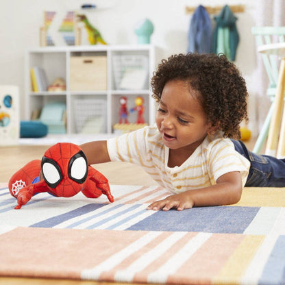 Imagen de Muñeco Peluche Spidey Baila Y Gatea Spidey And His Amazing Friends Marvel parte de nuestra colección en Espadas y más, sitio oficial.