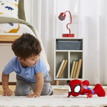 Imagen de Muñeco Peluche Spidey Baila Y Gatea Spidey And His Amazing Friends Marvel parte de nuestra colección en Espadas y más, sitio oficial.