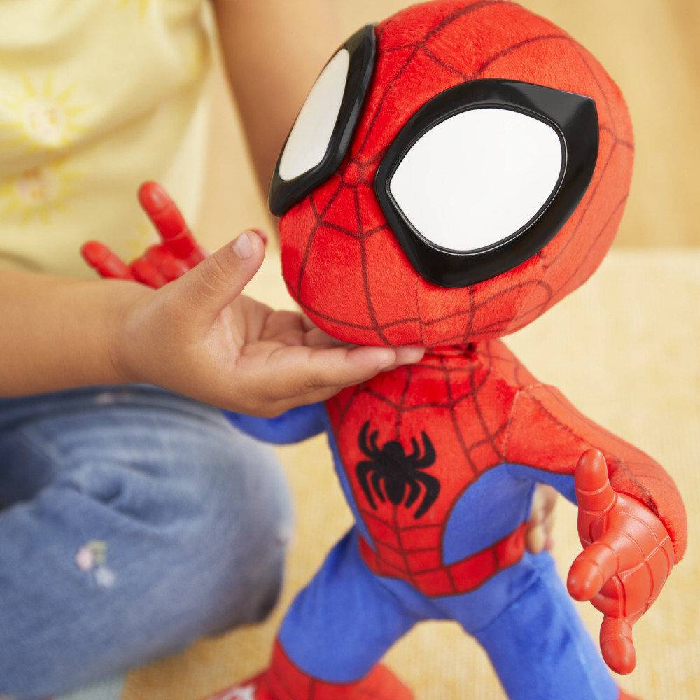Imagen de Muñeco Peluche Spidey Baila Y Gatea Spidey And His Amazing Friends Marvel parte de nuestra colección en Espadas y más, sitio oficial.