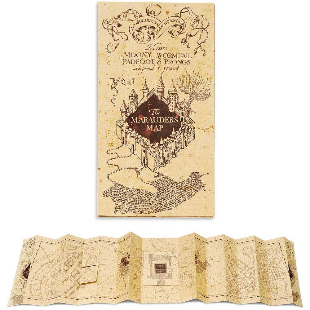 Imagen de Mapa Del Merodeador Harry Potter parte de nuestra colección en Espadas y más, sitio oficial.