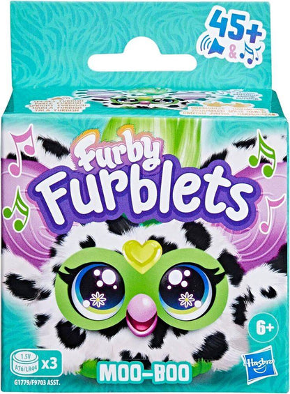 Imagen de Mini Furby Moo-Boo Furblet parte de nuestra colección en Espadas y más, sitio oficial.