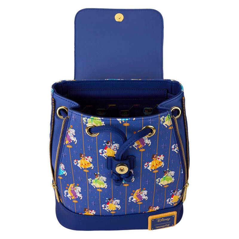 Imagen de Mochila Carousel Princesas Disney Loungefly 26Cm parte de nuestra colección en Espadas y más, sitio oficial.