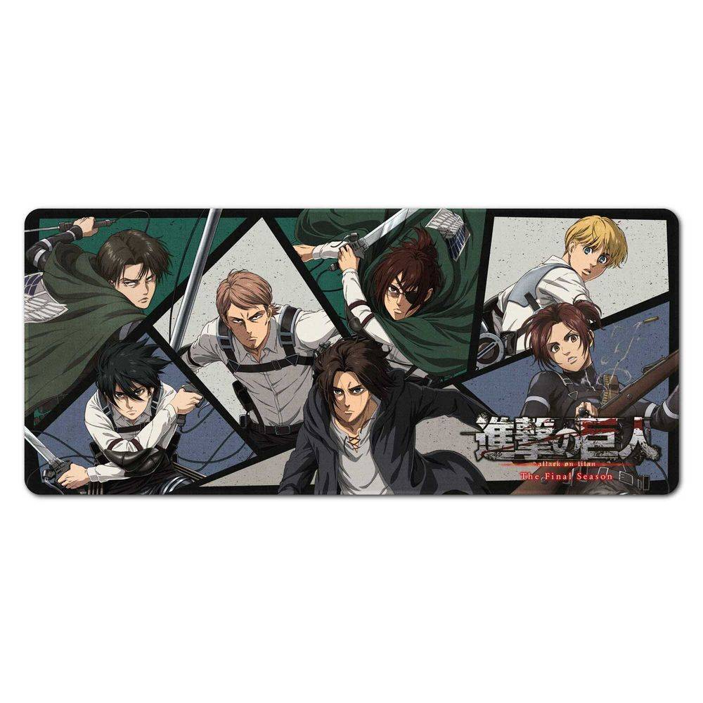 Imagen de Alfombrilla Gaming Attack On Titan parte de nuestra colección en Espadas y más, sitio oficial.