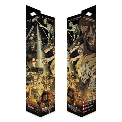 Imagen de Alfombrilla Gaming Attack On Titan parte de nuestra colección en Espadas y más, sitio oficial.