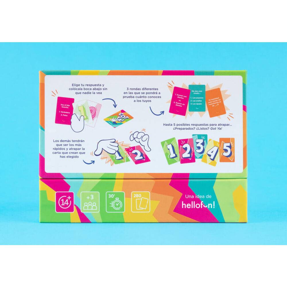 Imagen de Juego Got Ya! Español parte de nuestra colección en Espadas y más, sitio oficial.