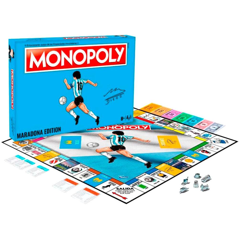 Imagen de Juego Monopoly Maradona Español parte de nuestra colección en Espadas y más, sitio oficial.