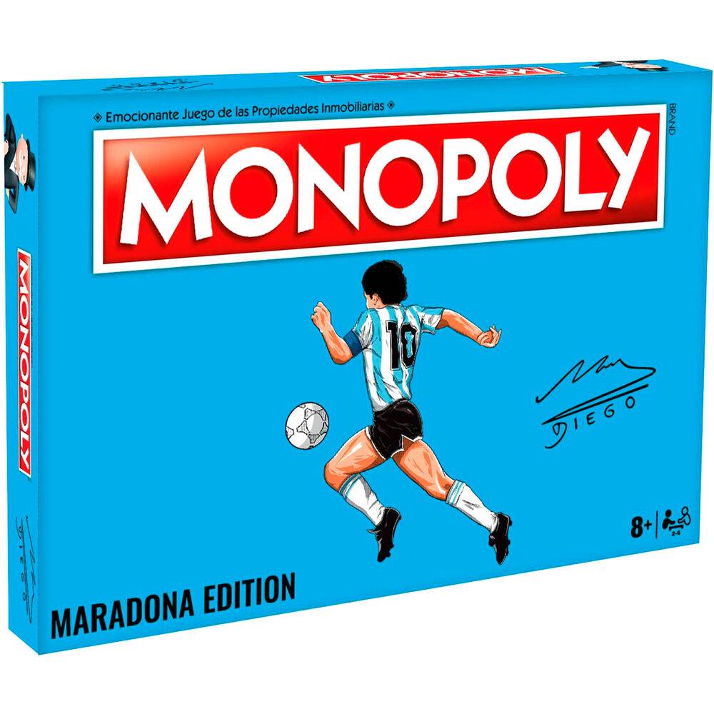 Imagen de Juego Monopoly Maradona Español parte de nuestra colección en Espadas y más, sitio oficial.