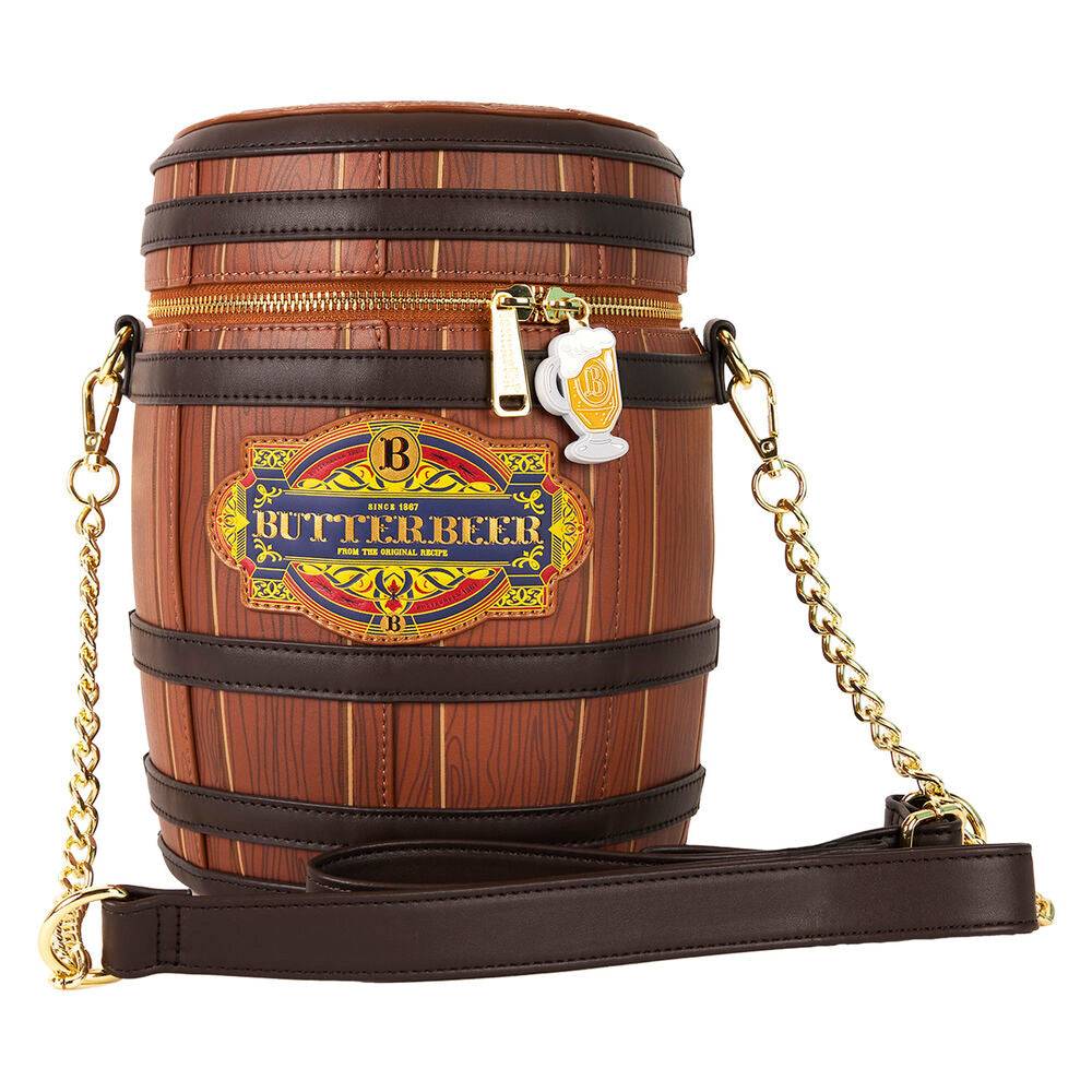 Imagen de Bolso Bandolera Butterbeer Harry Potter Loungefly parte de nuestra colección en Espadas y más, sitio oficial.