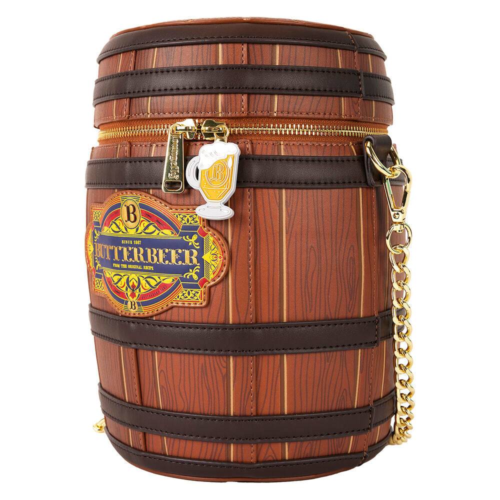 Imagen de Bolso Bandolera Butterbeer Harry Potter Loungefly parte de nuestra colección en Espadas y más, sitio oficial.