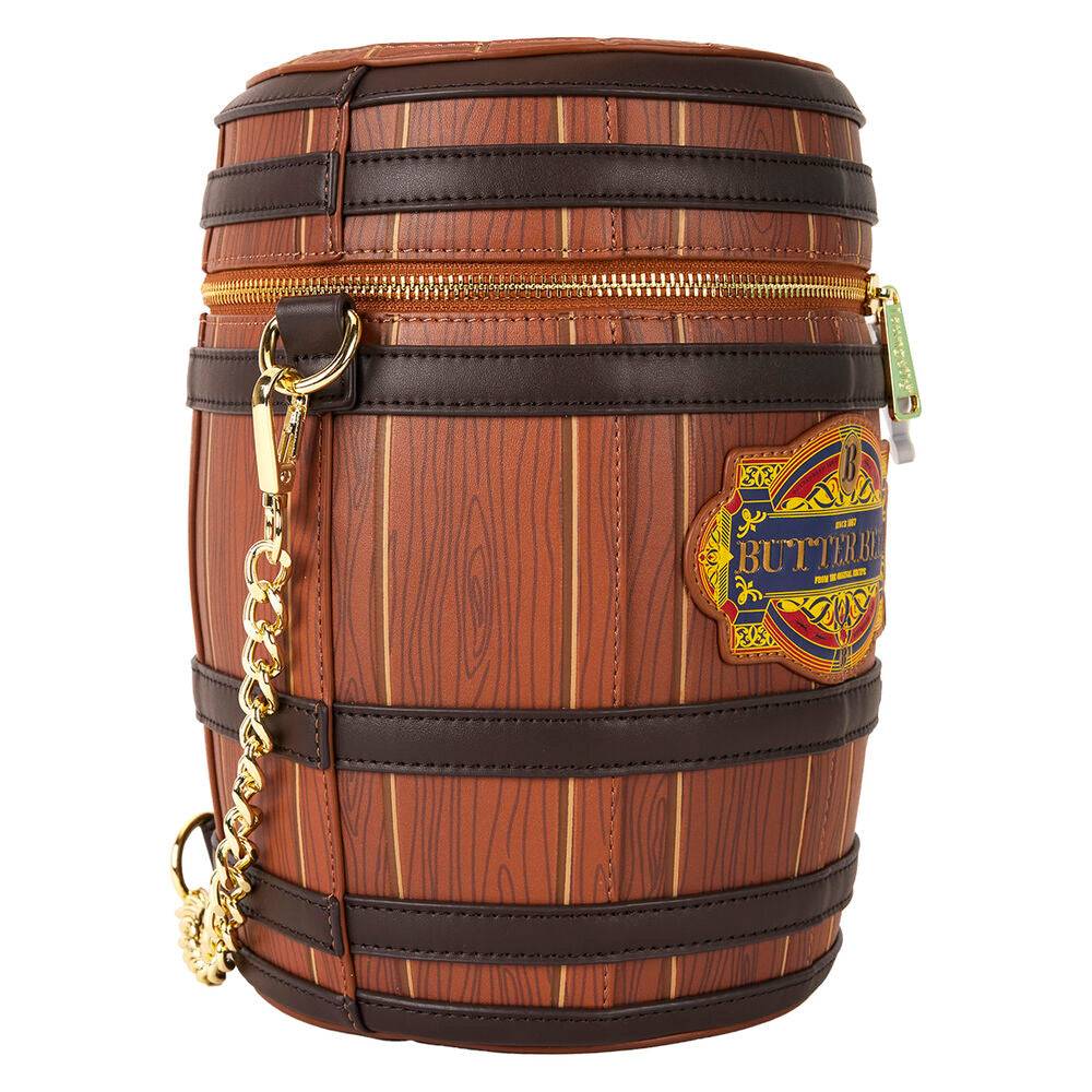 Imagen de Bolso Bandolera Butterbeer Harry Potter Loungefly parte de nuestra colección en Espadas y más, sitio oficial.