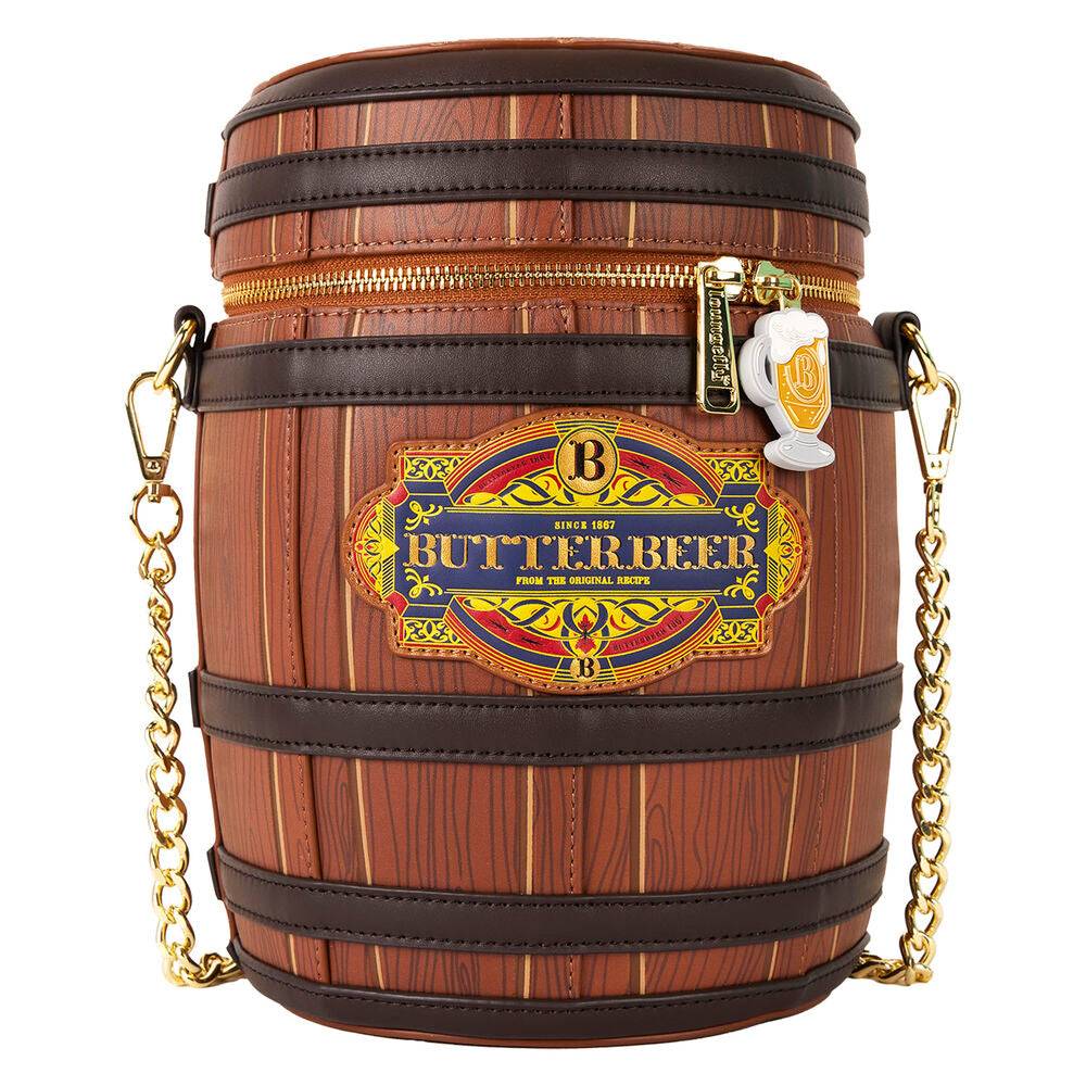 Imagen de Bolso Bandolera Butterbeer Harry Potter Loungefly parte de nuestra colección en Espadas y más, sitio oficial.