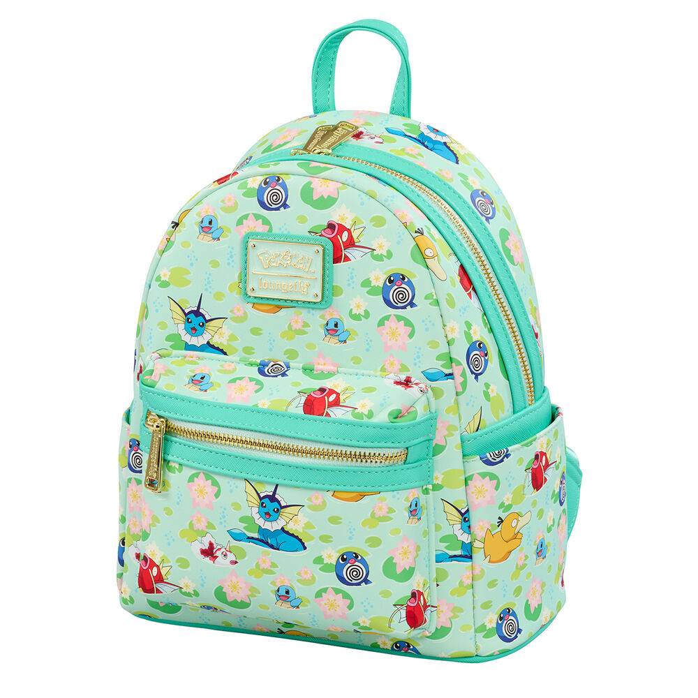 Imagen de Mochila Water Tipe Pokemon Loungefly parte de nuestra colección en Espadas y más, sitio oficial.