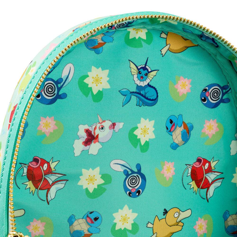 Imagen de Mochila Water Tipe Pokemon Loungefly parte de nuestra colección en Espadas y más, sitio oficial.