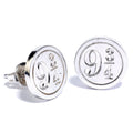 Imagen 1 - Set Pendientes Deathly Hallows Golden Snitch Platform Harry Potter