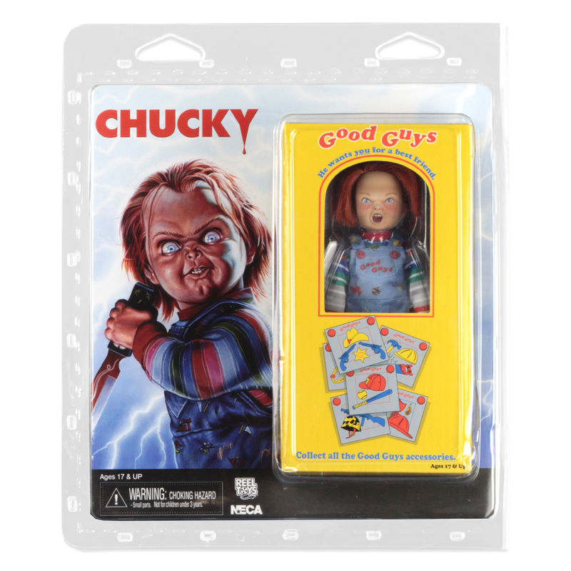 Imagen de Figura Chucky Muñeco Diabolico 14Cm parte de nuestra colección en Espadas y más, sitio oficial.