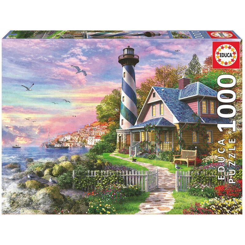 Imagen 2 de Puzzle Faro En Rock Bay 1000Pzs