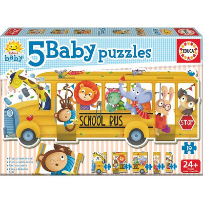 Imagen 3 de Puzzle School Bus 2-5Pzs