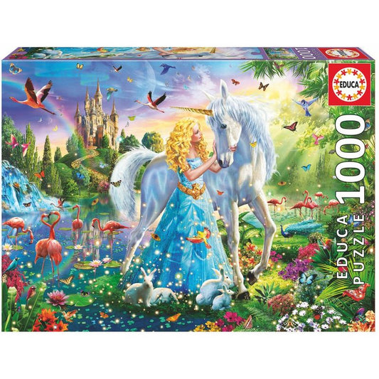 Imagen 1 de Puzzle La Princesa Y El Unicornio 1000Pzs