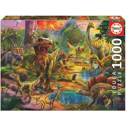 Imagen 2 de Puzzle Tierra De Dinosaurios 1000Pzs