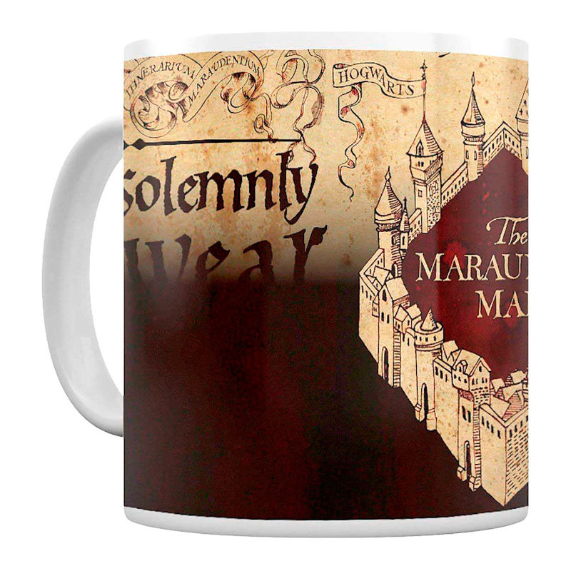 Imagen 3 - Taza Termica Mapa Merodeador Harry Potter Magica