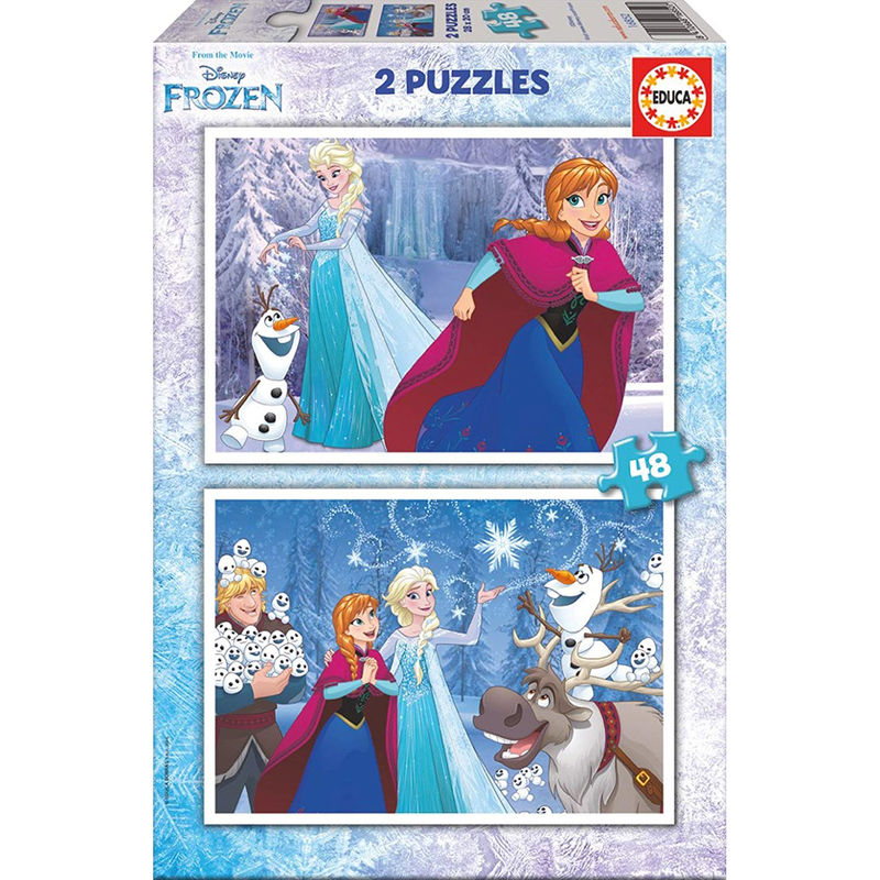 Imagen 1 de Puzzle Frozen Disney 2X48pzs