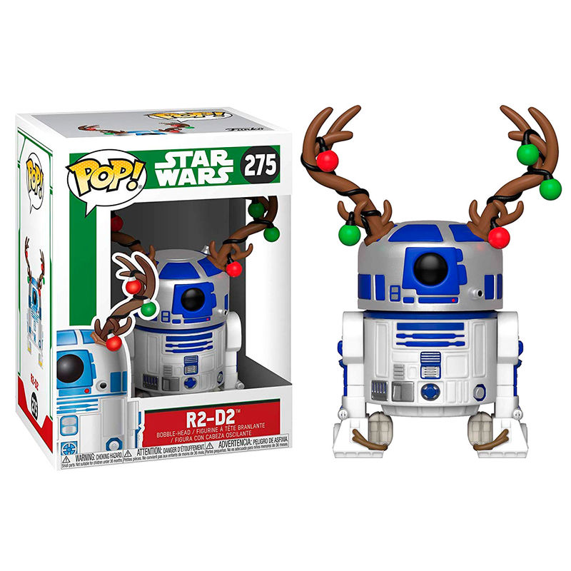 Imagen 2 de Figura Pop Star Wars Holiday R2-D2 With Antlers