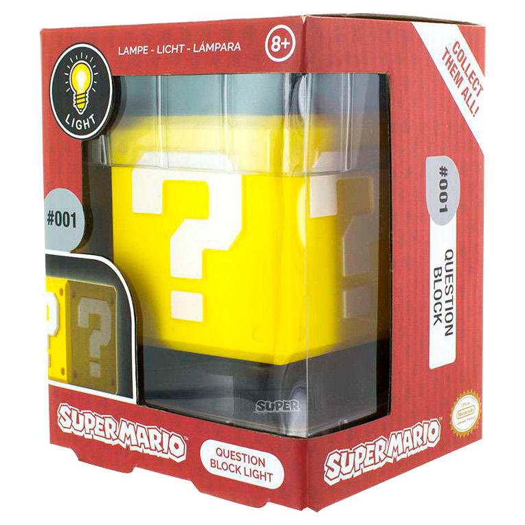 Imagen 2 de Lampara 3D Question Block Super Mario Bros Nintendo