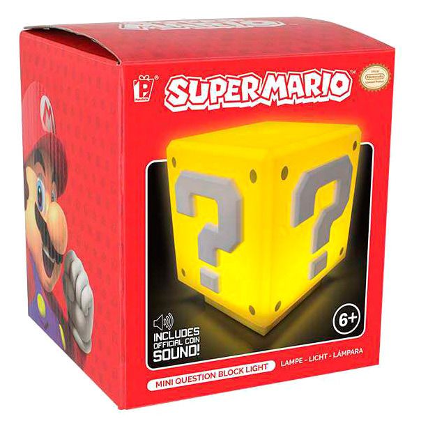 Imagen 2 de Lampara Sonido Mini Question Block Super Mario Bros Nintendo