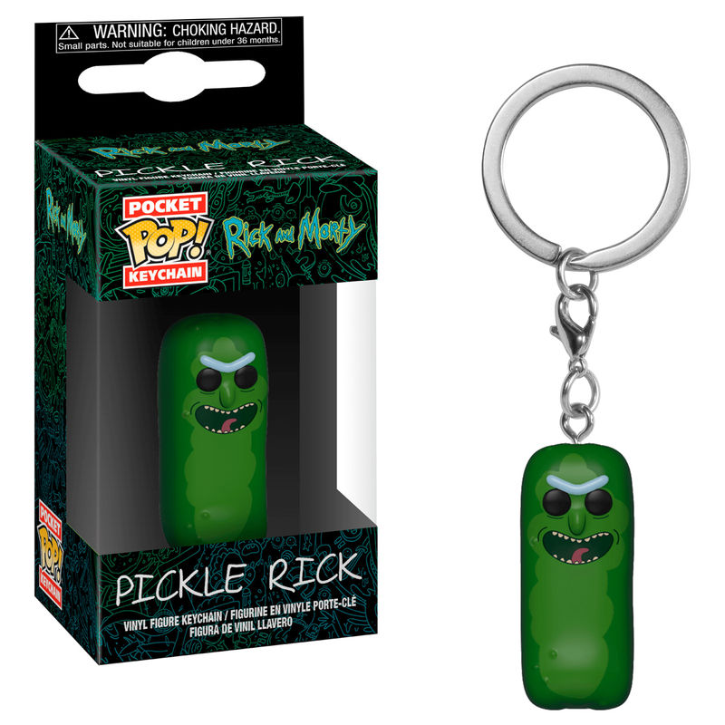 Imagen 1 - Llavero Pocket Pop Rick & Morty Pickle Rick