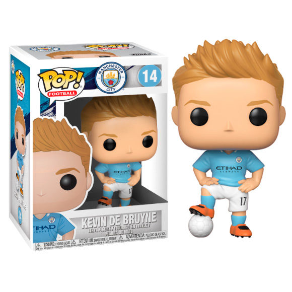 Imagen de Figura Pop Manchester City Kevin De Bruyne parte de nuestra colección en Espadas y más, sitio oficial.