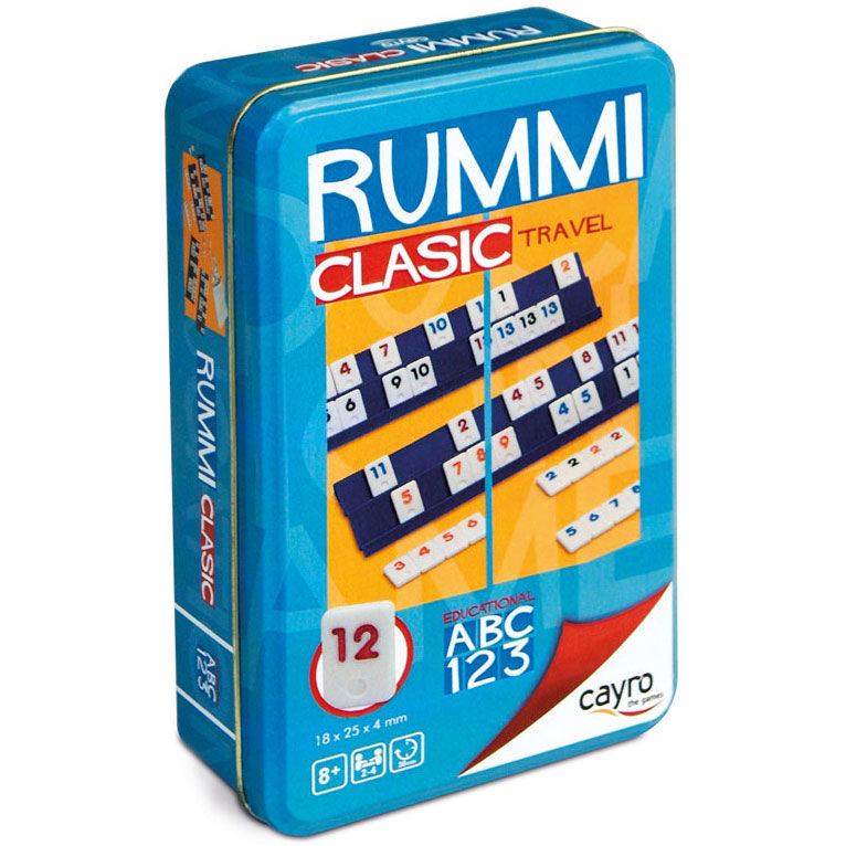 Imagen 1 - Juego Rummi Viaje Caja Metalica