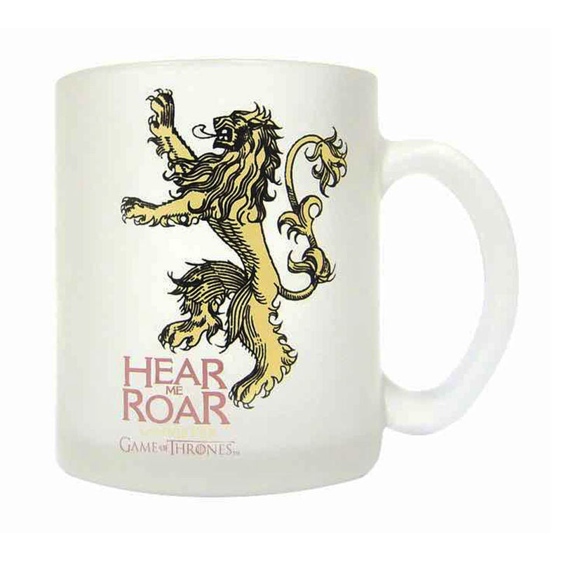 Imagen 1 - Taza Vidrio Translucida Lannister Juego De Tronos